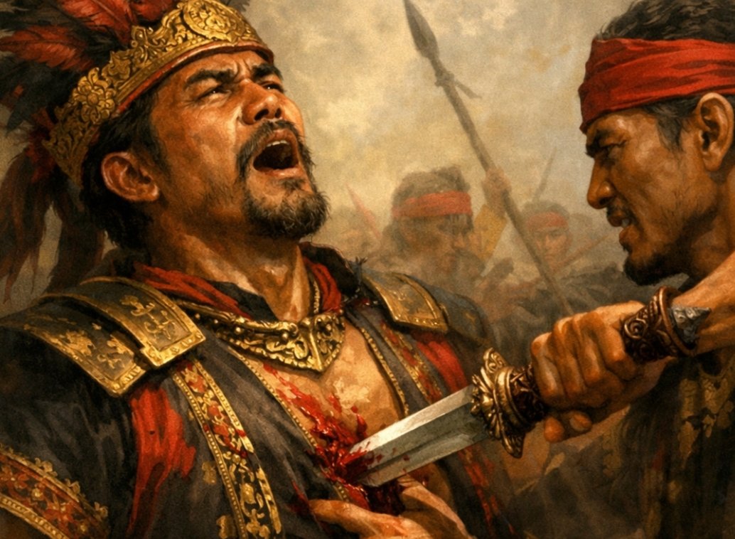 Duel Tarumetor dan Ramokian (Ilustrasi)