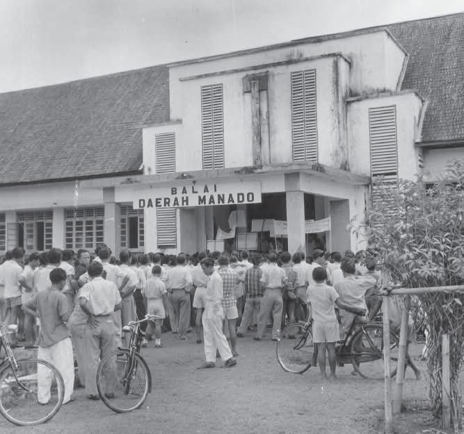 Balai kota Manado (Arsip Nasional Indonesia, 1955)