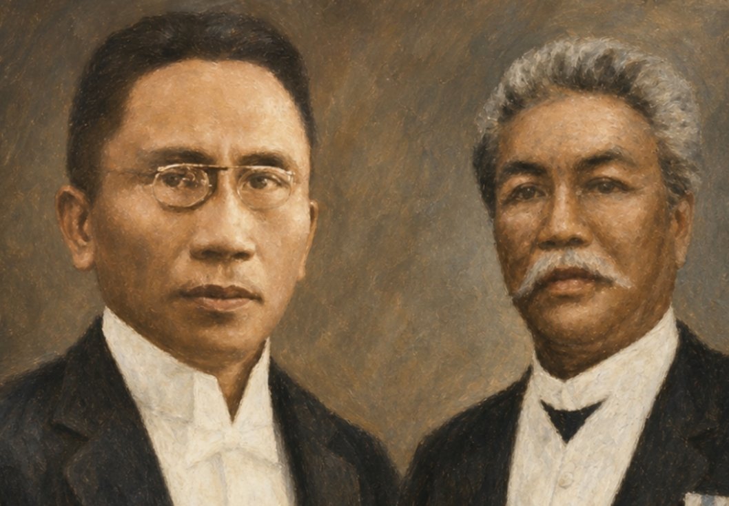 A.L Waworuntu dan J.O Palengkahu (repro)