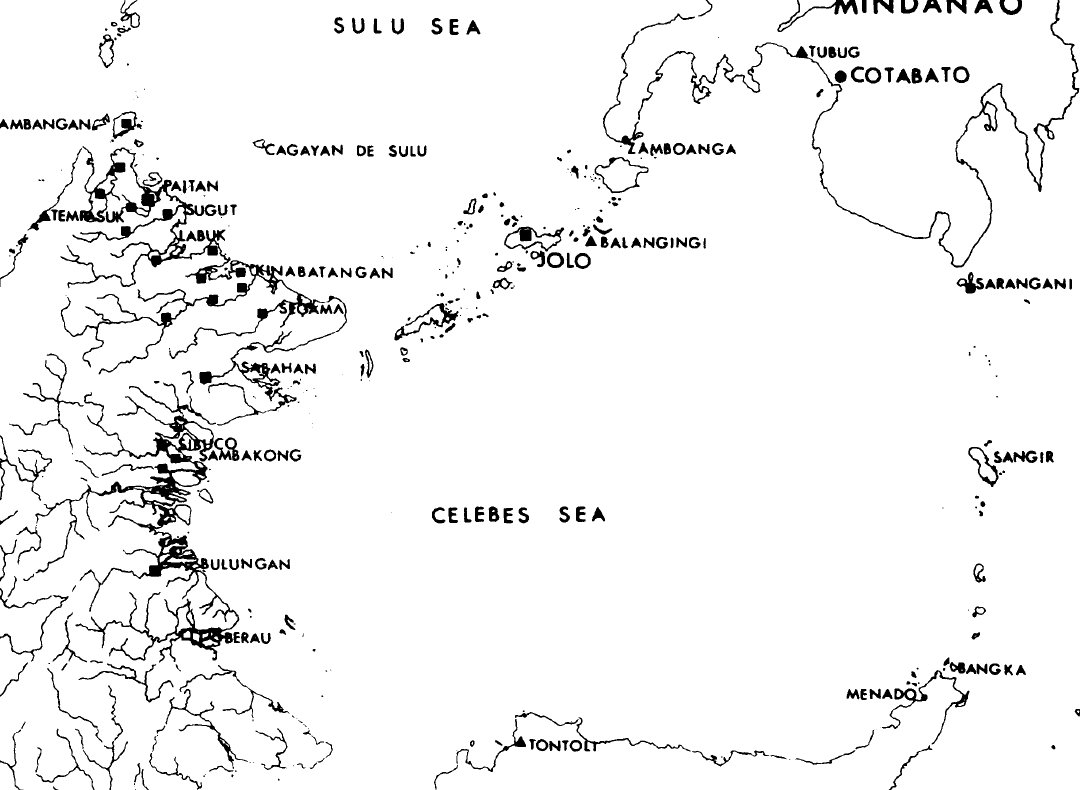 Peta pada buku James F. Warren The Sulu Zone 1768–1898