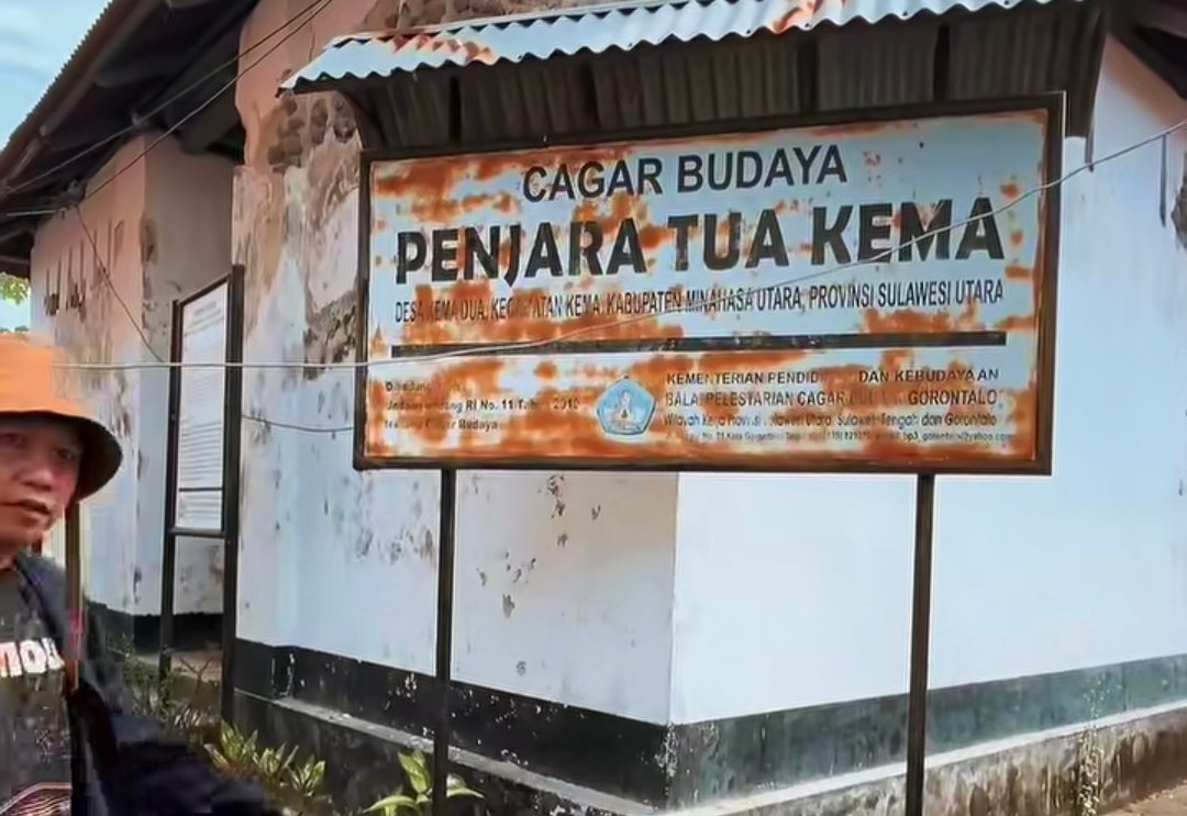 Penjara tua Kema kini jadi Cagar budaya (Eldio Rambi, 2025)