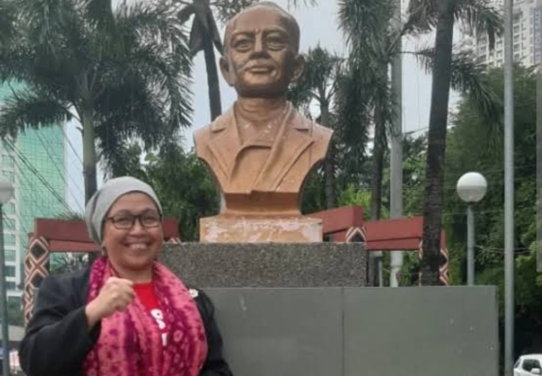 Patung Sam Ratulangi di pusat kota Davao (IKPNI-PAHNAS, 2025)