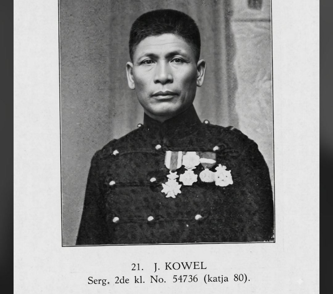 Sersan J. Kowel (repro foto Van Gent, L. F. 1923)