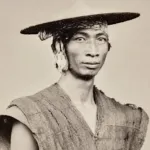 Foto pria Bantik sekitar tahun 1880 (repro KITLV)