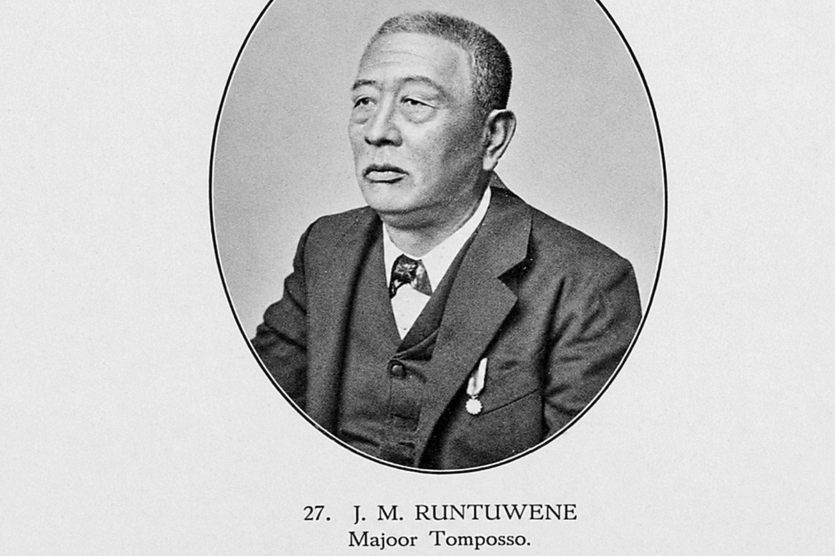 J.M Runtuwene (repro foto Van Gent, L. F. 1923)