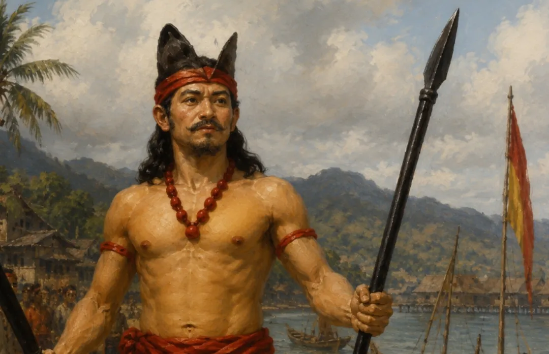de radja van Manado Tululio (ilustrasi)