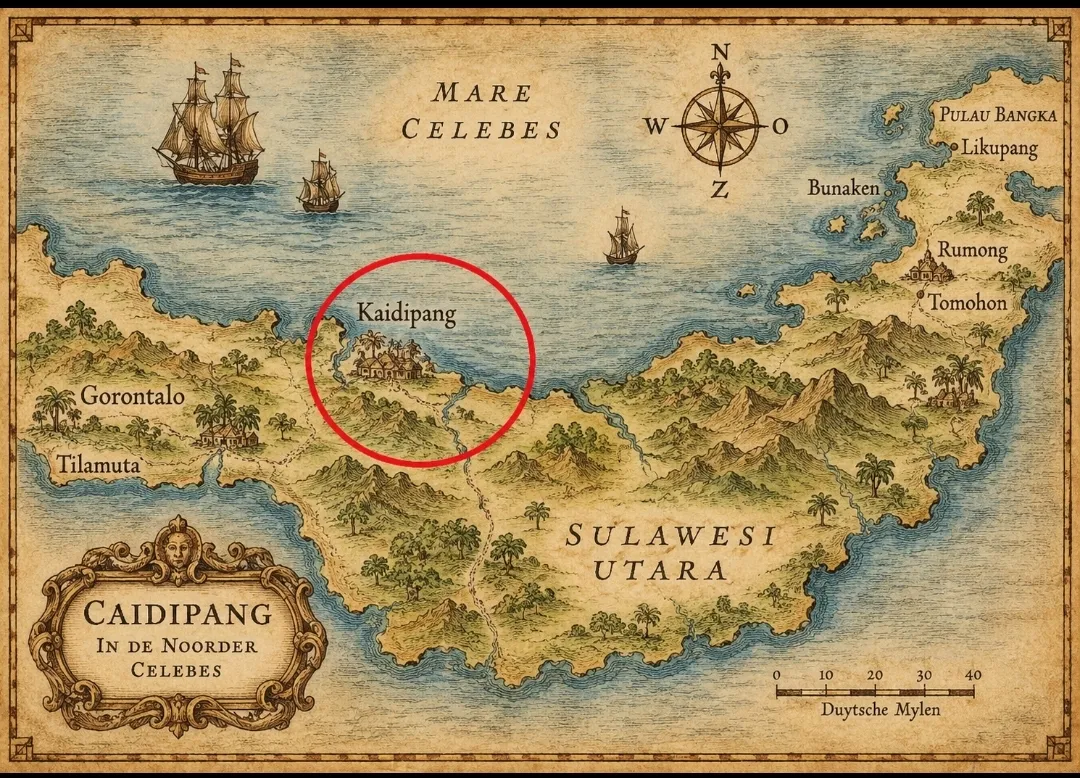 Kerajaan Kaidipang di lengan utara pulau Sulawesi