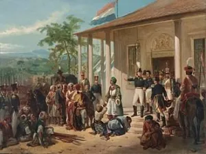 Lukisan penangkapan Diponegoro (Wikipedia)