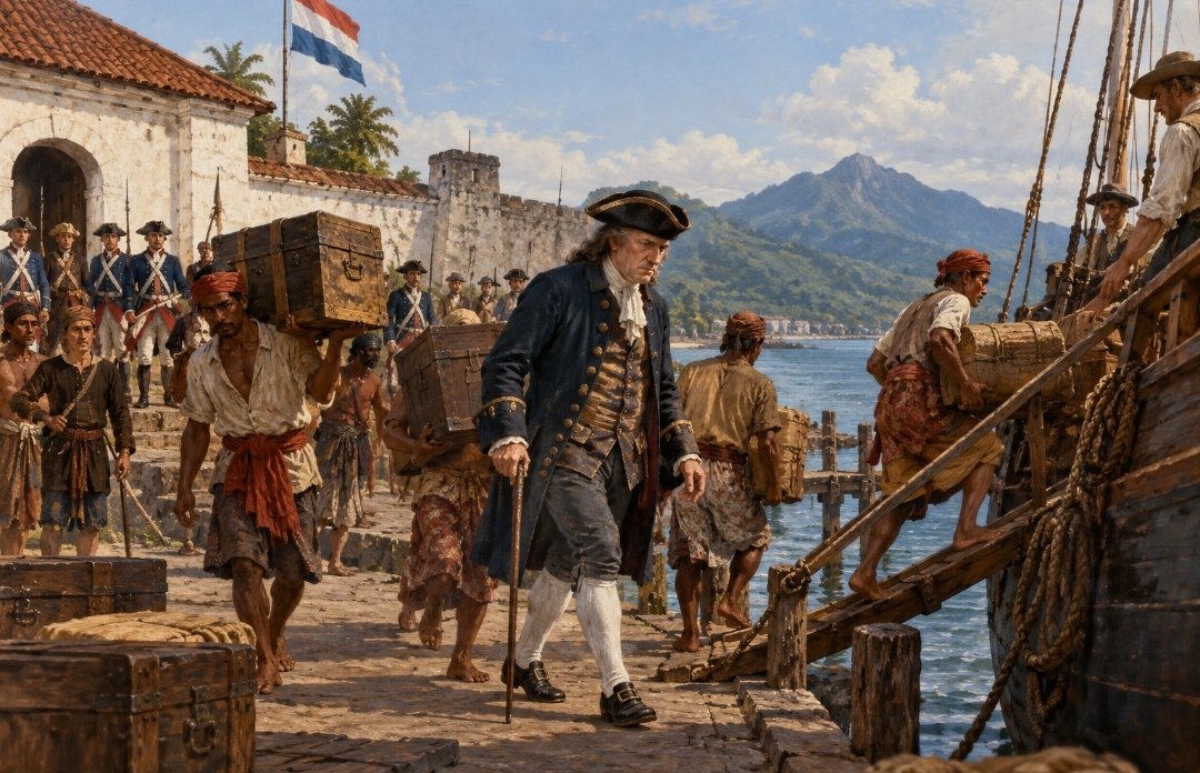 Jacob van Gijn meninggalkan Loji Manado pada 1719 setelah masa jabatannya berakhir.(ilustrasi)