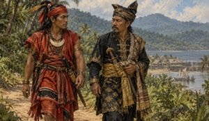 Tollelieuw dan Mackatoppa, berjalan bersama di tengah ketegangan politik Minahasa dan Bolaang Mongondow pada 1695.(ilustrasi)